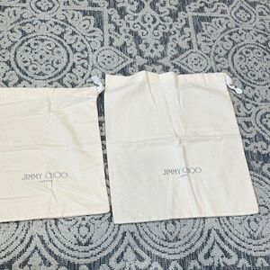 Jimmy Choo Ivory Dust Bags